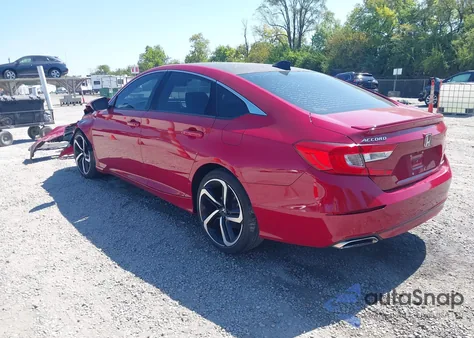 2019 Honda Accord Sport from USA, damaged, VIN 1HGCV1F38KA151947